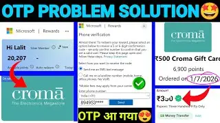 Microsoft Rewards OTP Problem Solution | Redeem Problem | OTP Not Received | New Redeem Trick 2026🤑