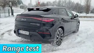 BYD Sealion 7 AWD Excellence 2025 Winter Range Test (Highway 300 km)