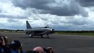 RAF Lightning fast taxi at Bruntingthorpe