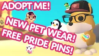NEW PET WEAR UPDATE! 👓 Free Pride Pins! 🌈 Adopt Me! on Roblox