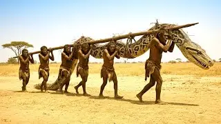 How Snakes Eat Their Prey | The First Battle #Titanoboa #PrehistoricHunt