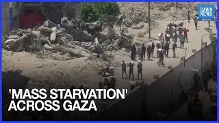 Gazans Rush for Aid as Groups Warn of 'Mass Starvation' Spreading Across Gaza | Dawn News English