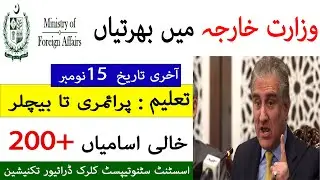 Ministry of Foreign Affairs MOFA Jobs 2021 | Foreign Affairs Jobs 2021 |  Application form