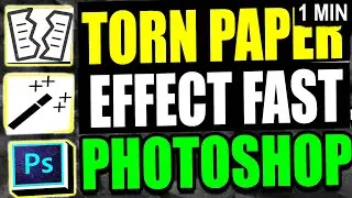 Torn Paper Effect Photoshop Tutorial (2025)