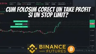 Tutorial folosirea corecta a stop limit si take profit in tranzactionare!Binance futures tranzactii!