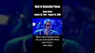 On This Day: Remembering Isaac Hayes #isaachayes #shaft #shorts #music