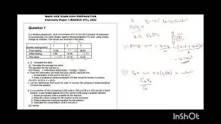 WAEC GCE ALTERNATIVE TO CHEMISTRY PRACTICAL 2024
