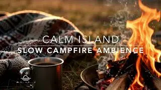 Calm Island - Campfire Relaxation Music soft Guitar & Piano
