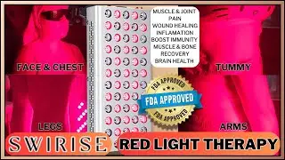 SWIRISE RED LIGHT THERAPY FULL BODY PANEL  Review & Demo *Skin, Muscle & Joint Pain* | Clare Walch