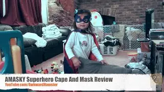 AMASKY Superhero Cape And Mask Review