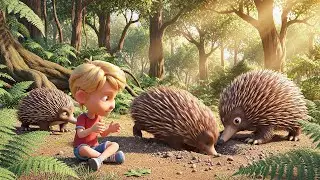 Five Little Echidnas Burrow Burrow Burrow | Nursery Rhymes for Kids & Baby Songs