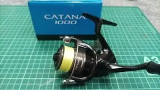 COMO PONER TRENZADO CARRETE O REEL SHIMANO CATANA 1000