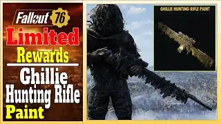 Fallout 76 Limited Rewards | Ghillie Hunting Rifle Paint (Season 1 Rank 29)