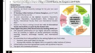 NATIONAL INSTITUTIONAL RANKING FRAMEWORK(NIRF)