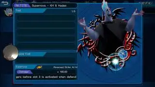 KINGDOM HEARTS UNION X: SUPERNOVA - KH III HADES TRAITS