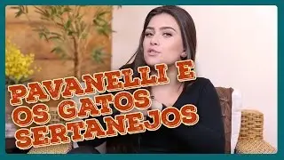 FLAVIA PAVANELLI DÁ NOTA PARA OS GATOS DO SERTANEJO