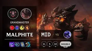 Malphite Mid vs Ryze - TR Grandmaster Patch 10.13