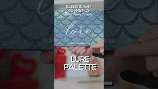BLEND BUNNY COSMETICS - LURE 🧜🏻&zwj;♀️🐚 Eyeshadow Palette Look 2 #shorts