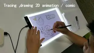 Tableta de Desen si Caligrafie, cu Iluminare din Spate, A4 cu LED-uri DALIMAG.ro