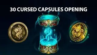 30 Cursed Capsules & 5 Golden Kraken Opening Hextech lol