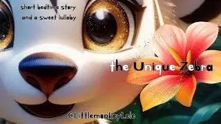 📖🎶sweet lullaby 2h -5 min bedtime story - the unique 🦓Zebra - jungle sounds-💤 for good night sleep