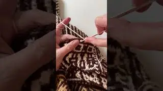 Мозаичное вязание крючком: знаете ли вы его и пробовали ли вы его делать? #вязаниекрючком #сделай...