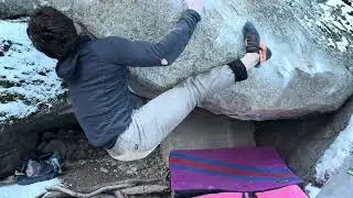 Authentic Battle Damage Sit (V12) - Boulder Canyon