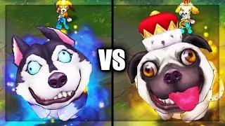 Fuzz Fizz vs Prestige Fuzz Fizz Skins Comparison (League of Legends)