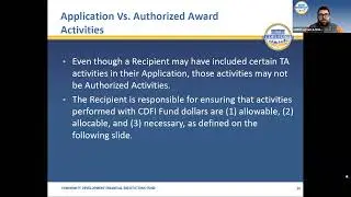 FY 2024 TA Assistance Agreement Q&A Webinar &ndash; CDFI and NACA Technical Assistance Recipients