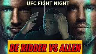 UFC FIGHT NIGHT: РАЗБОР БОЙЦА ДЕ РИДДЕРА ПРОТИВ АЛЛЕНА