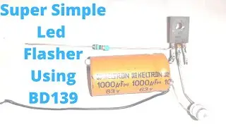 LED Flasher Circuit | diy super simple LED flashe