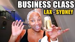 LAX to Sydney Business Class ✈️ United Polaris + Amex Centurion Lounge | Full Flight Experience