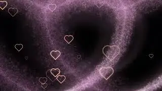 Floating Bubble Hearts  Heart Slow Moving Tunnel animated background neonlines ledlight love