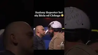 Szalony Reporter boi się liścia od Cichego 😬 #cichy #szalonyreporter #highleague #konferencja