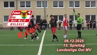13.Spt. FC Rot-Wei&szlig; Wolgast : Kickers JuS 03 4:1 LL Ost MV