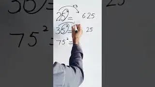 square shortcut tricks|Square of 25|#shorts #1mviews |find the square of 35 class 8@mathsworld.8433