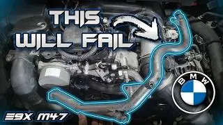 Replacing The Coolant Return Pipe On A Bmw E90 M47 - Easy Diy!