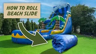 How To Roll And Fold A Waterslide By Yourself | XJUMP