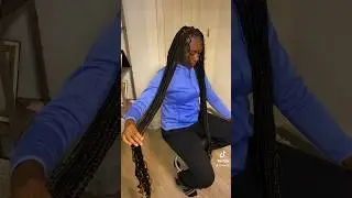 Knotless Braids With Curls & Rubber Band Front (My New Style ) #explore #fyp #knotlessbraids