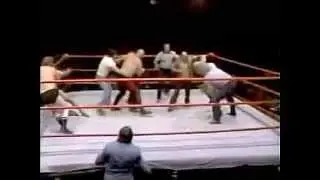 Mad Dog Vachon/Big Joe Leduc Brawl (w/Baron Von Raschke)