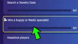 Easily Hire a Supply or Medic specialist - Fortnite week 7 Quests