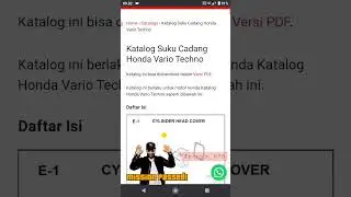 Cara Mengetahui Kode Part Motor Honda | Kode Part Honda Original #shorts