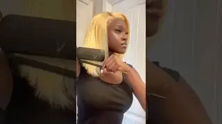 Blonde bob wig install😍OBSESSED🔥#wiginstall #wigs #lacewigs  #hairstyle #tutorial #blondehair #fyp
