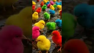 #ColorfulChicks#RainbowChicks#CuteOverload#BabyChicks#NatureMeetsArt#InstaCute# #birds #birdsounds