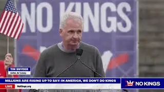 No Kings Day Event, Philadelphia, PA 06/14/25 Speaker: Tim Snyder 07/16