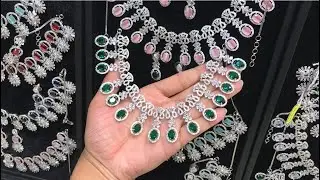 Ladies diamond cut necklace/tikli set collection in cheapest price || সবচেয়ে কমদামে ডায়মন্ড নেকলেস
