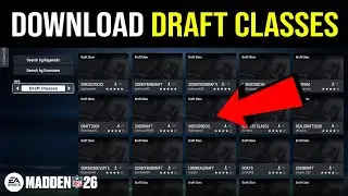 Madden 26: How to Download Custom Draft Classes (Best Method)