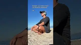 dogs are my therapy gurl #dogdad #meditation #distraction