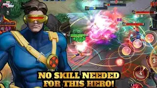 Cyclops = NO SKILL HERO! MARVEL Super War