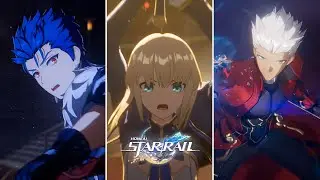 Honkai Star Rail x Fate Stay Night event Cutscenes | JP Dub